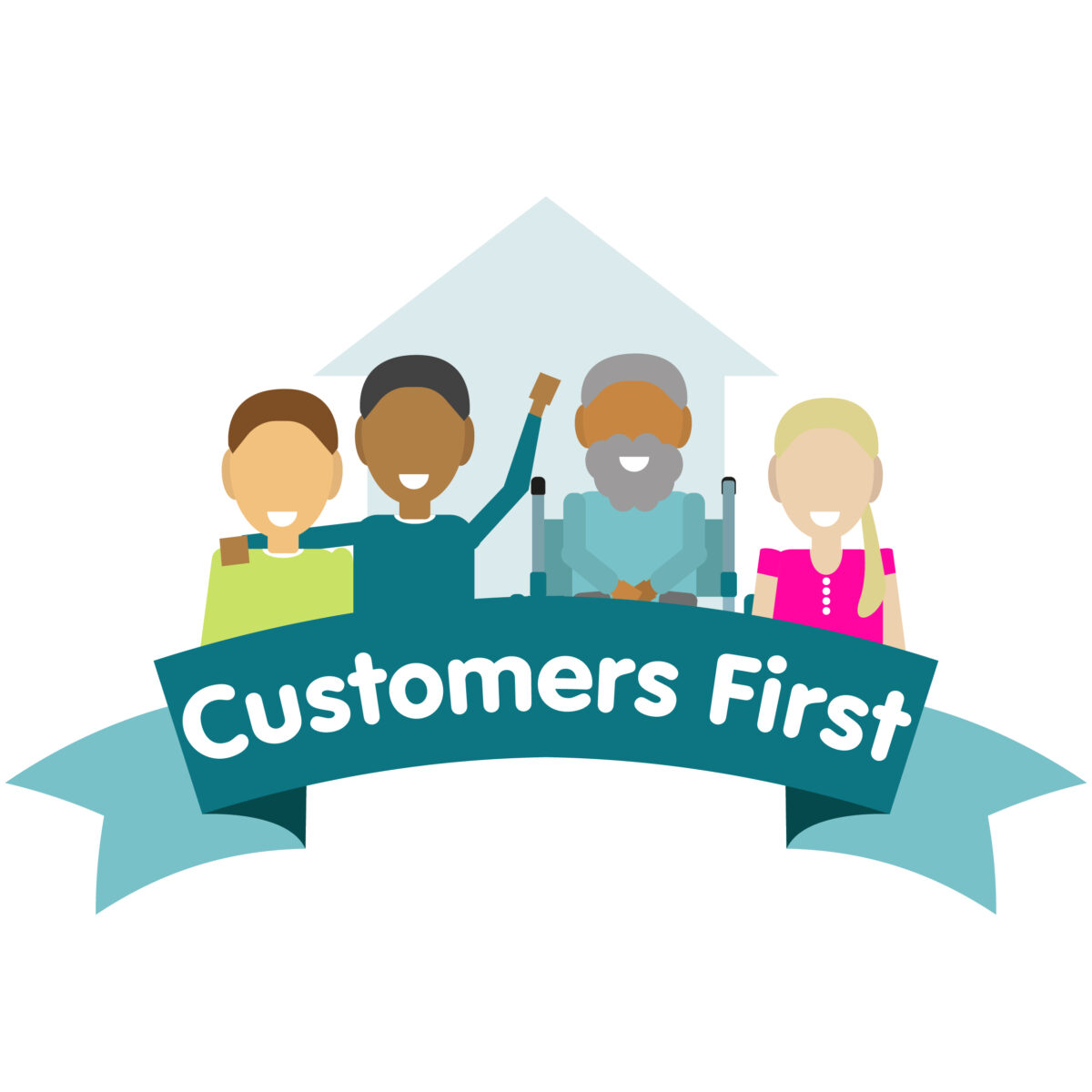 Customers First logo