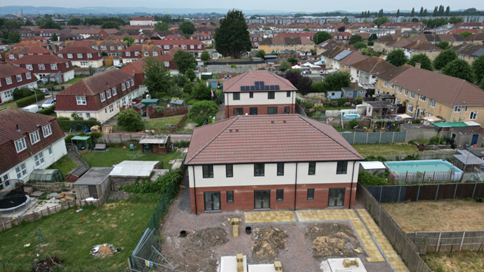 The development in Sydenham, Bridgwater